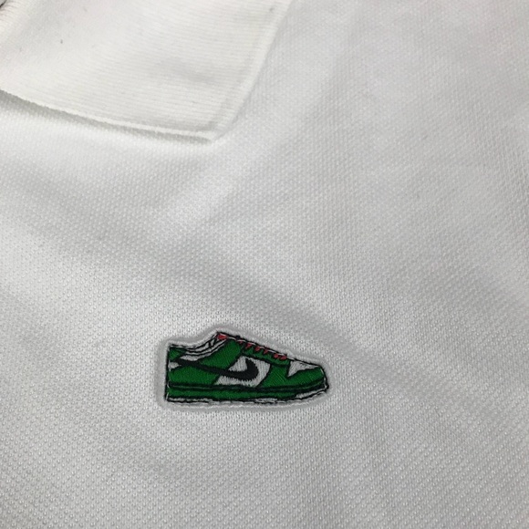 Nike SB Heineken White Dunks Polo XL - Picture 3 of 8